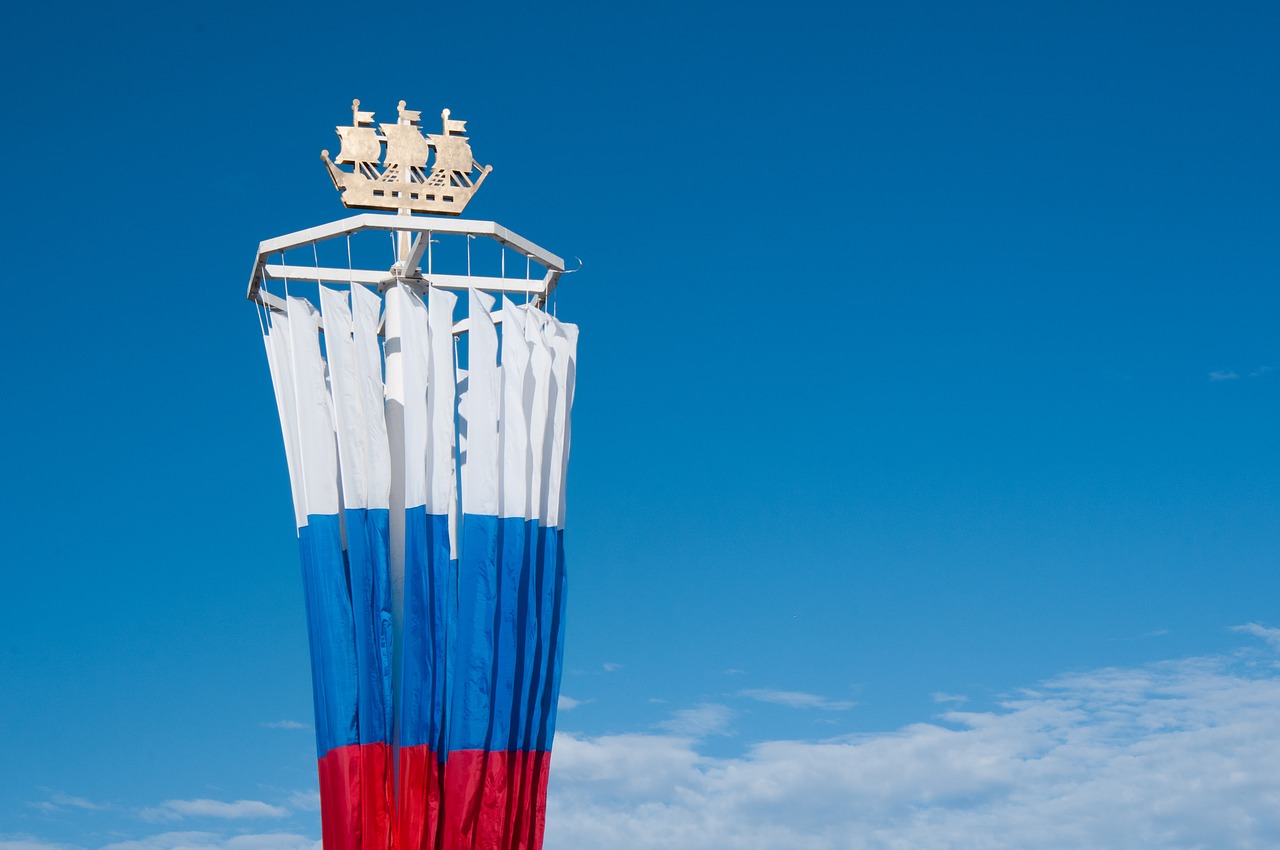 day of the city  flag of russia  state flag free photo