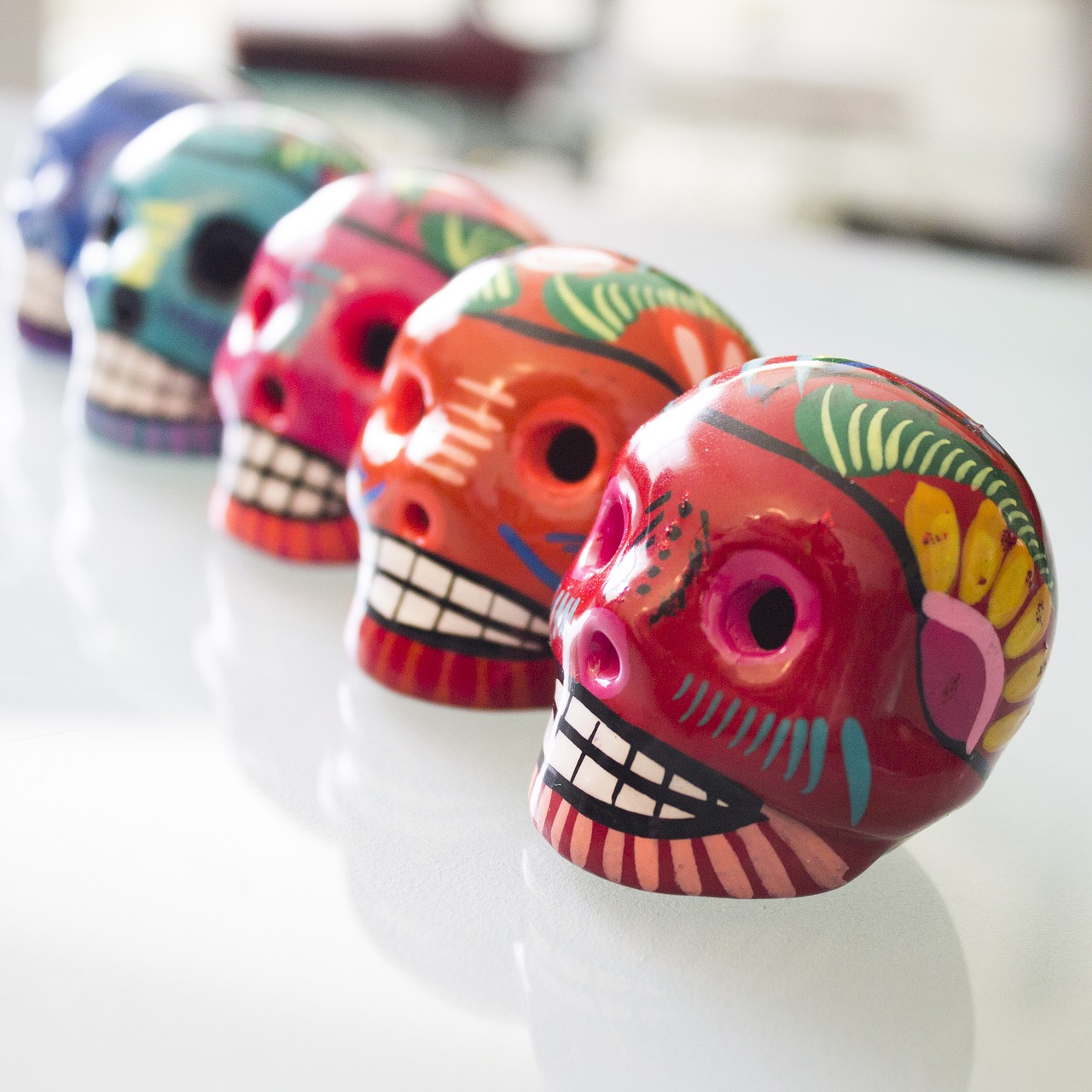 day of the dead skulls campeche free photo
