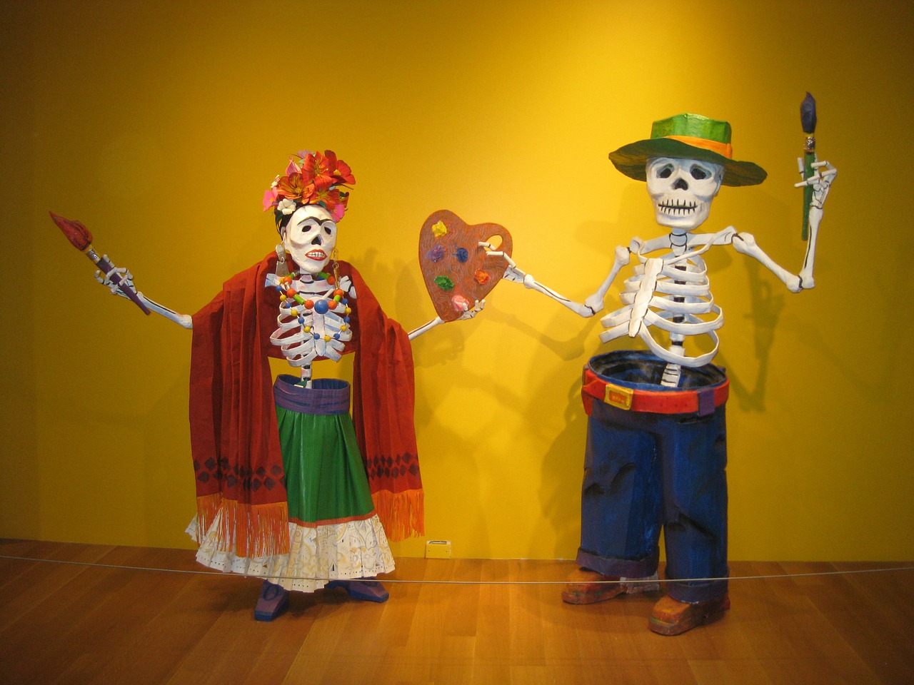 day of the dead frida kahlo diego rivera free photo