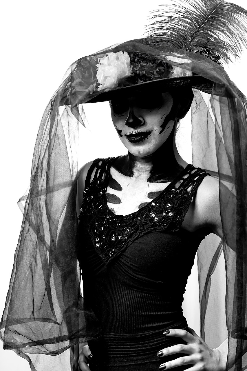 day of the dead  death  women free photo