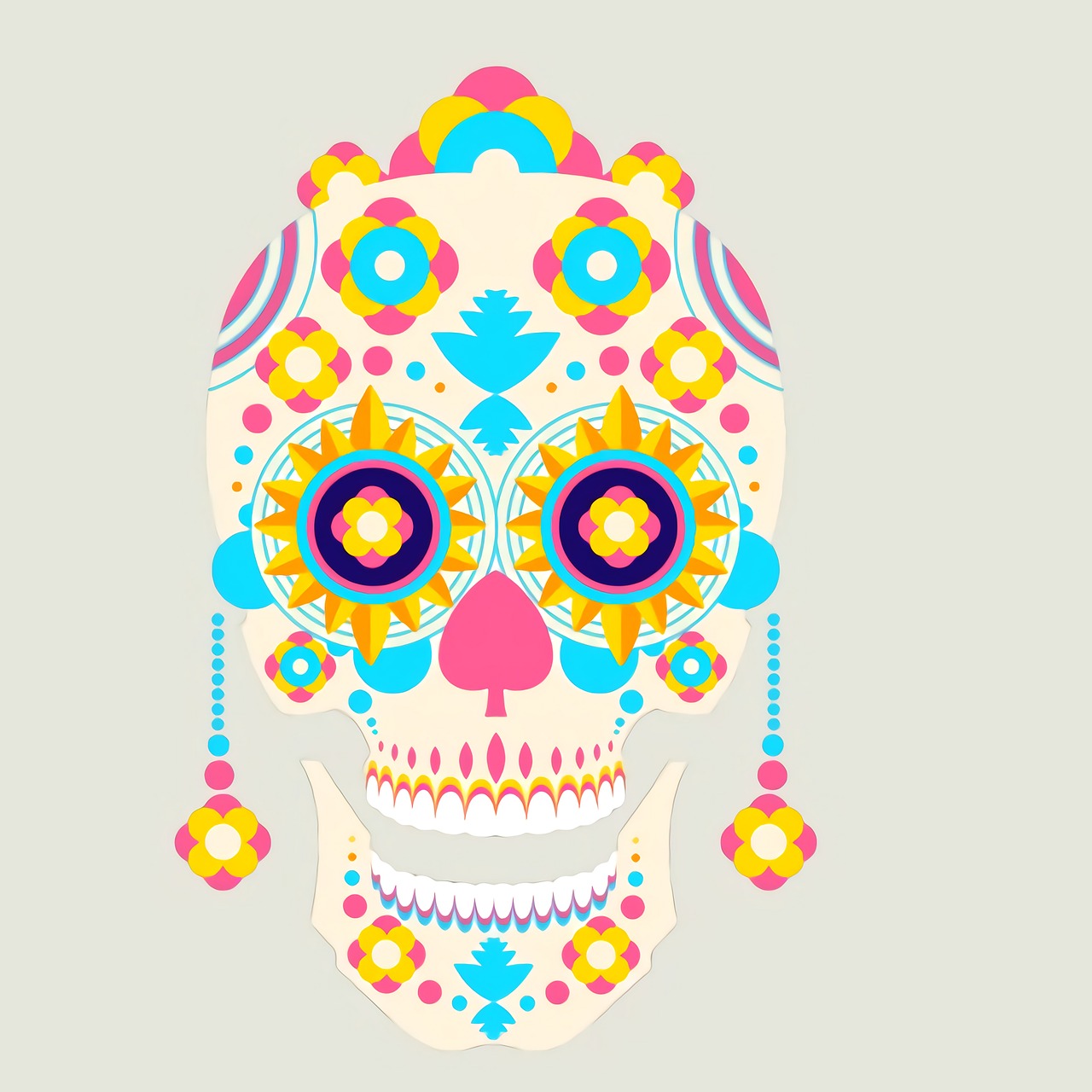 day of the dead  catrina  skull free photo