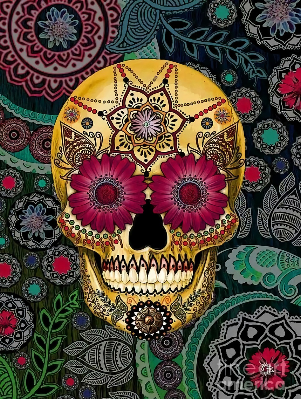 Day of the dead, party, celebration, deceased, skull - free image from ...