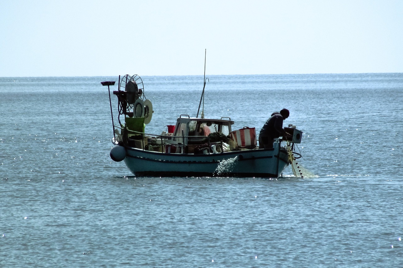 daybreak fishing fishing boat free photo