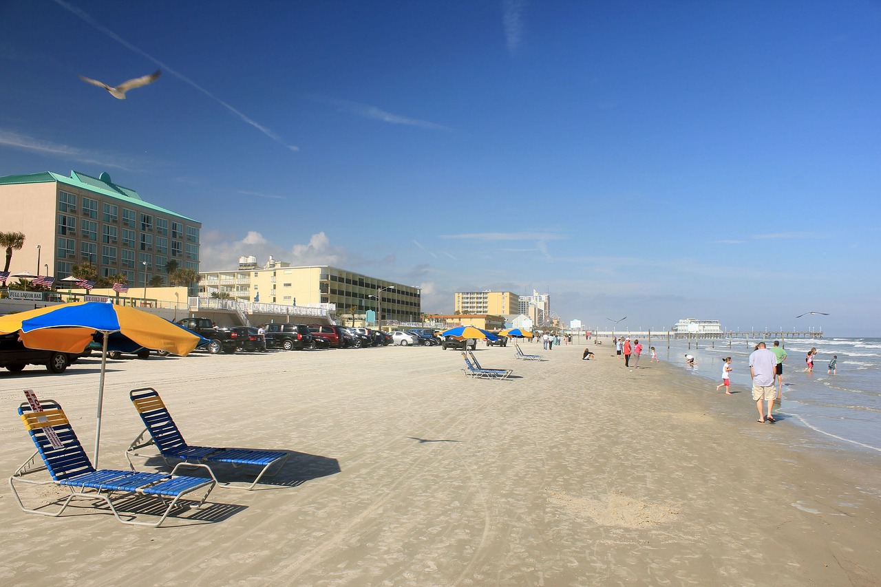 daytona beach beach florida free photo