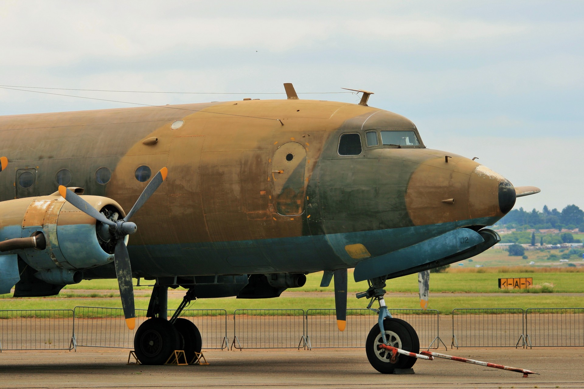 aircraft dc-4 fixed wing free photo