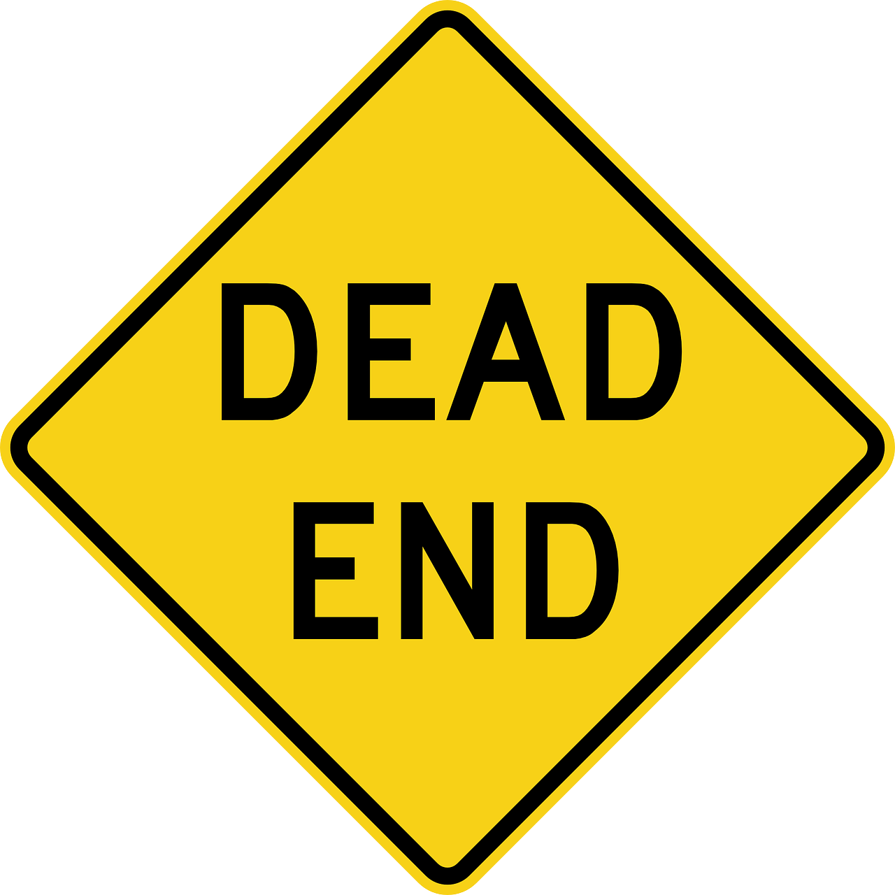 dead end road sign roadsign free photo