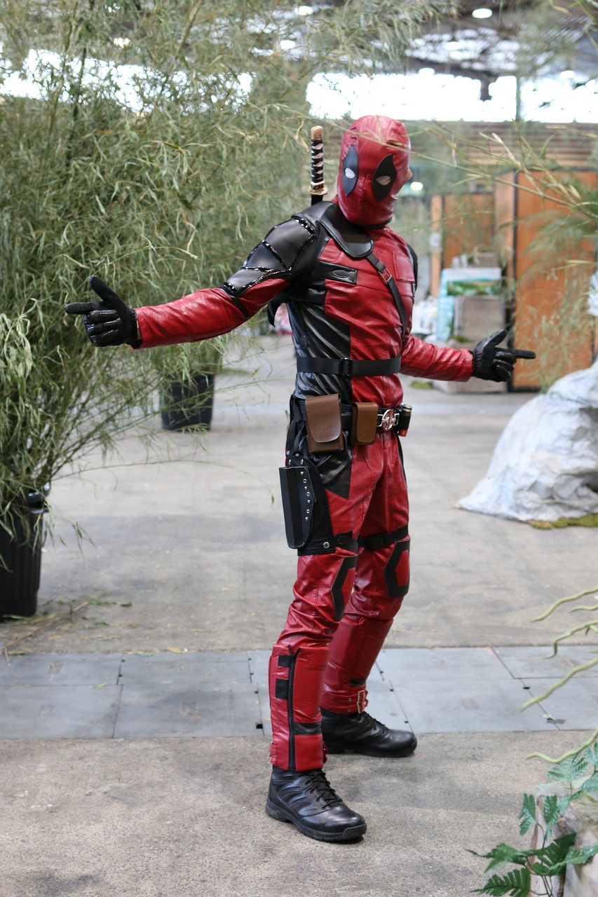dead pool character costume free photo