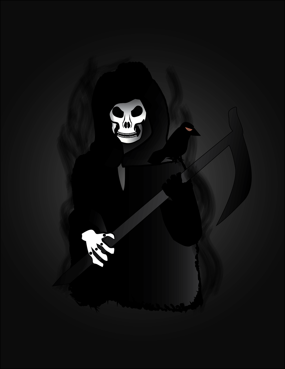 death reaper skull free photo