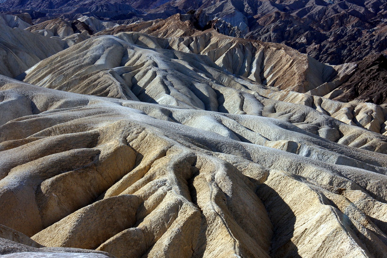 death valley zabriskie point national park free photo