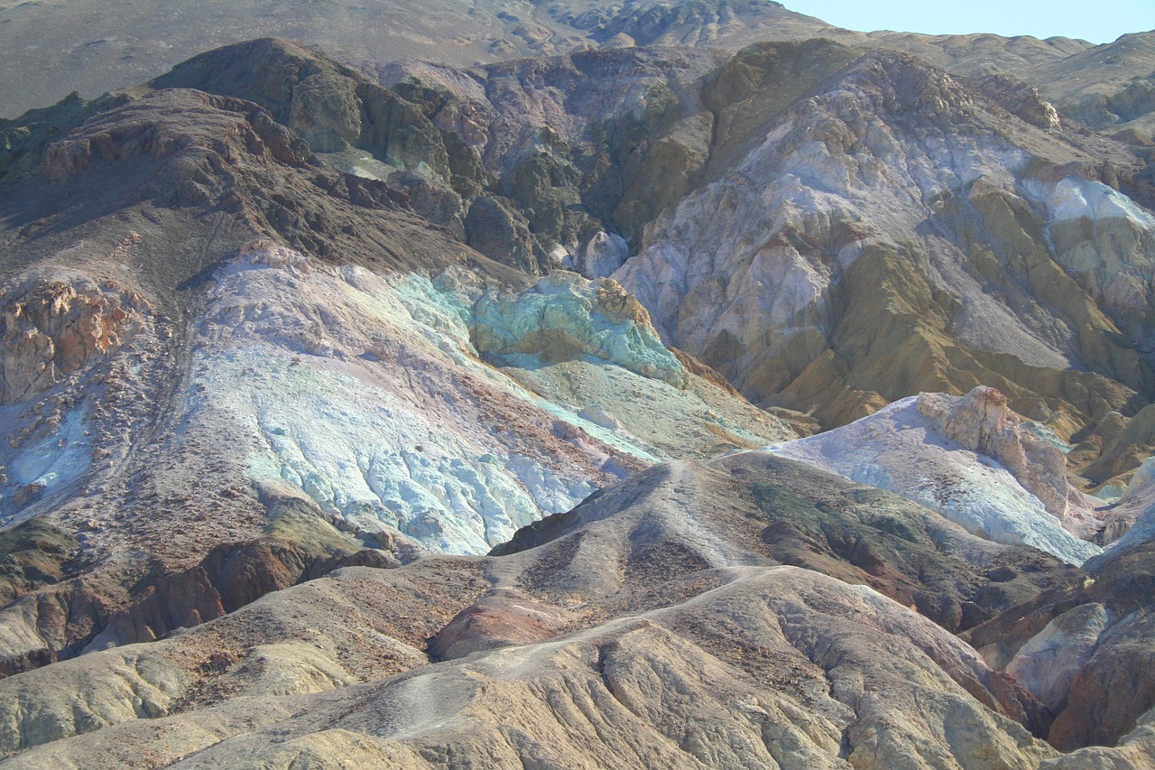 death valley national park artists palette free photo