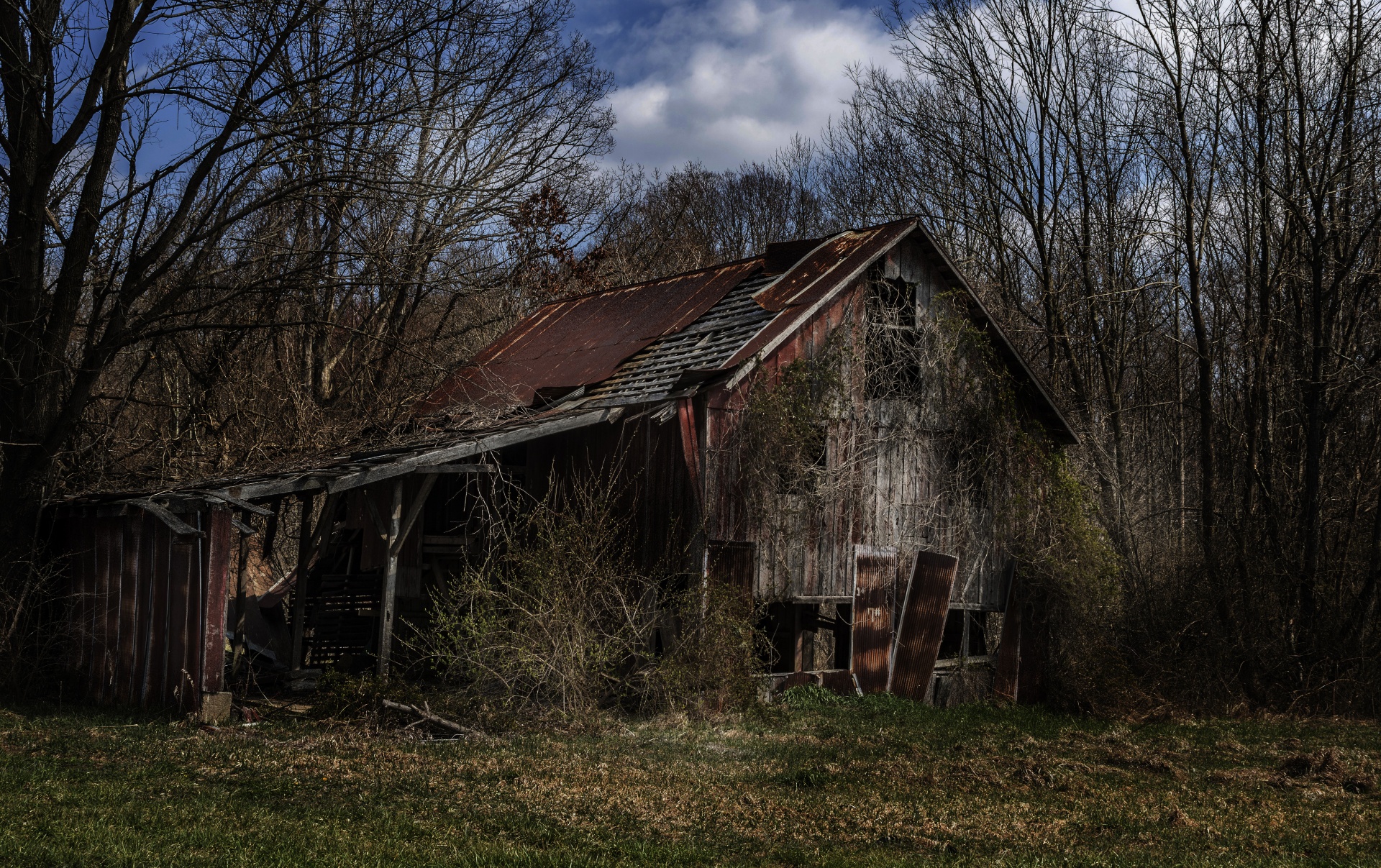 old barn country weathered free photo