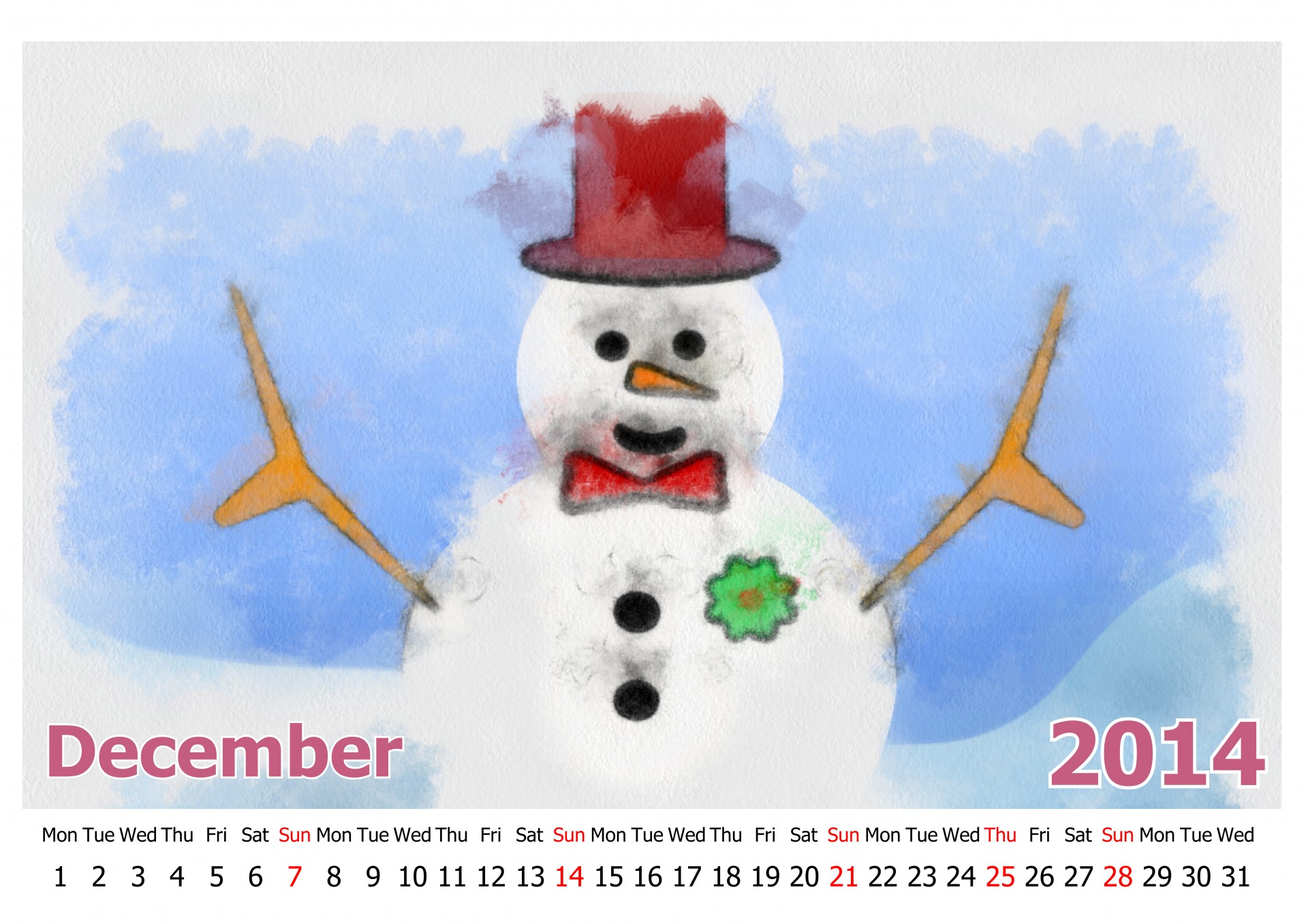 calendar 2014 month free photo