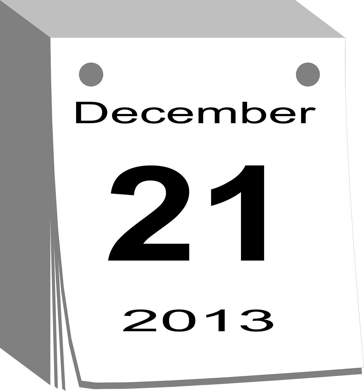 december 21 2013 calendar free photo