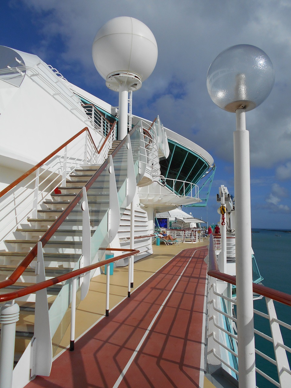 deck ship travel free photo