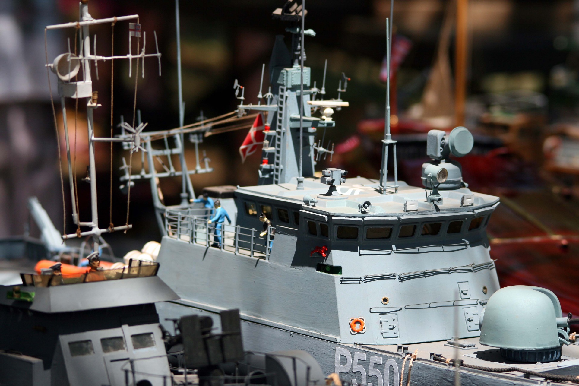 model warship deck free photo