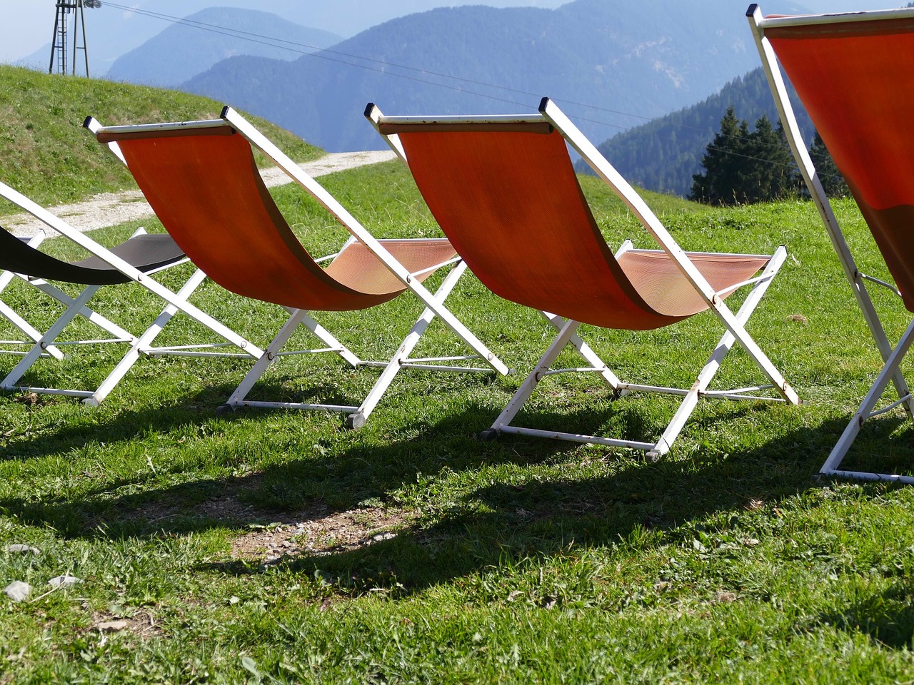 deck chair sun rest free photo