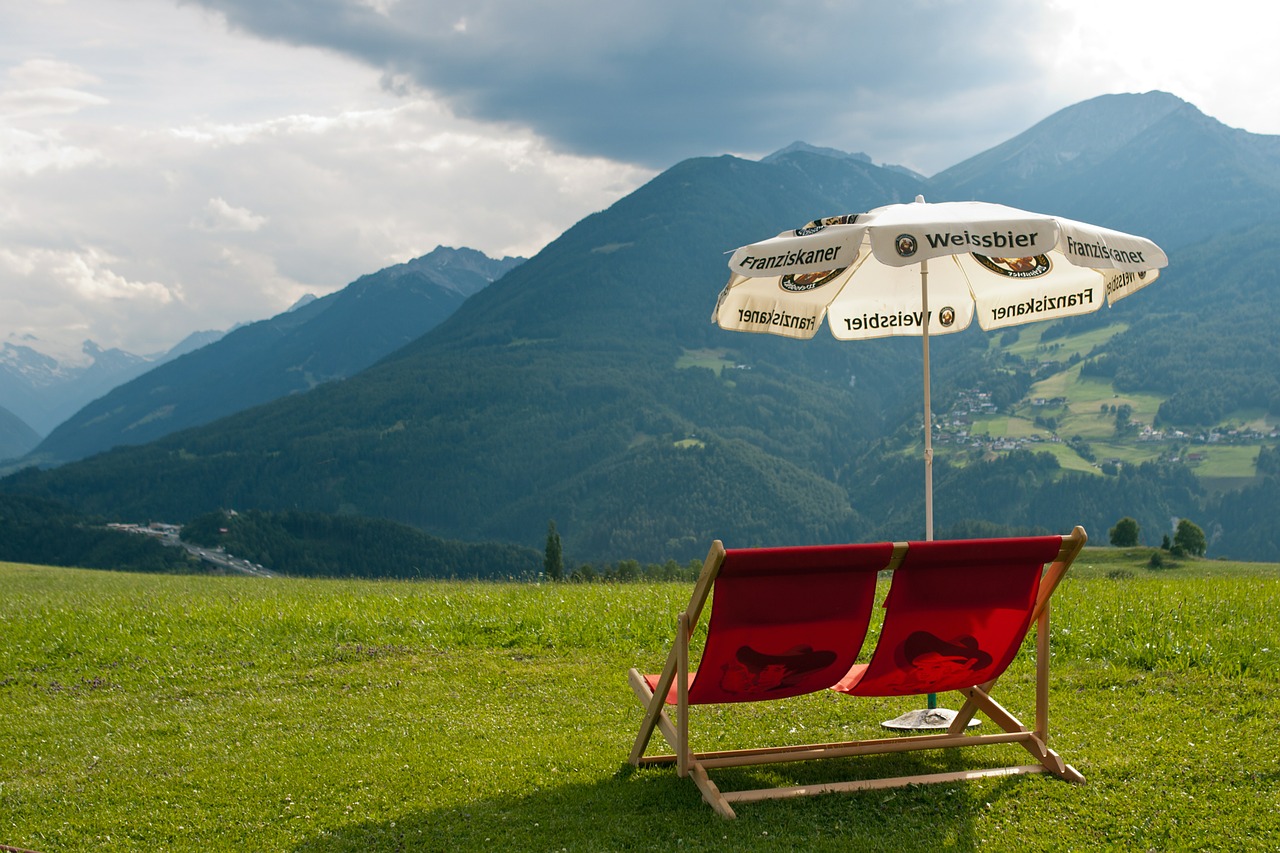 deckchair austria double deckchair free photo