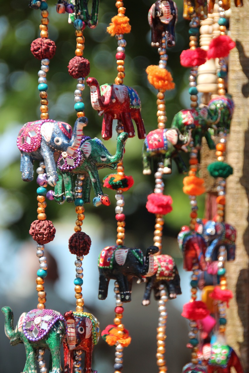decoration elephant chain free photo