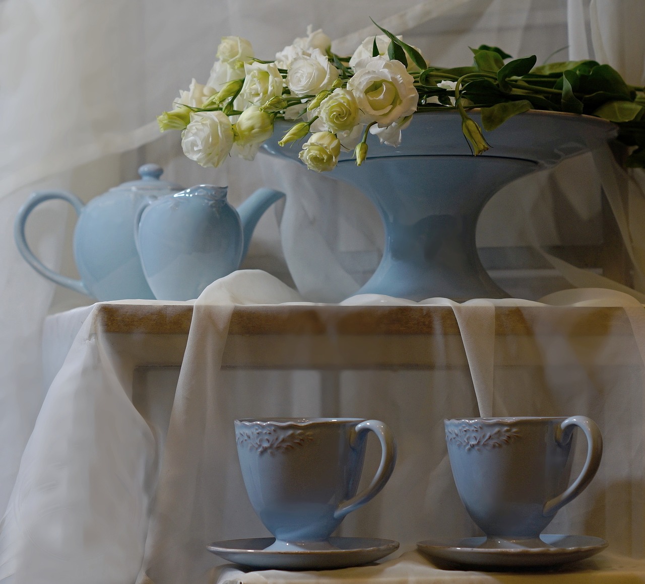 decoration porcelain service free photo