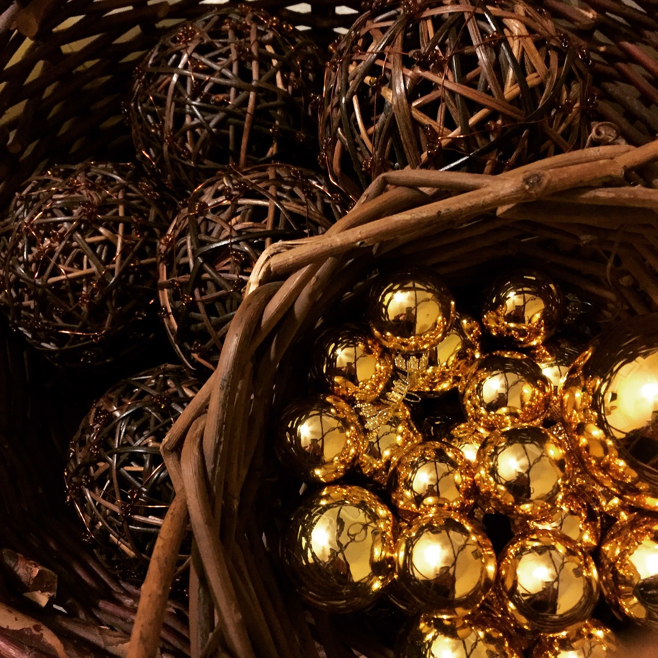 decoration brown gold free photo
