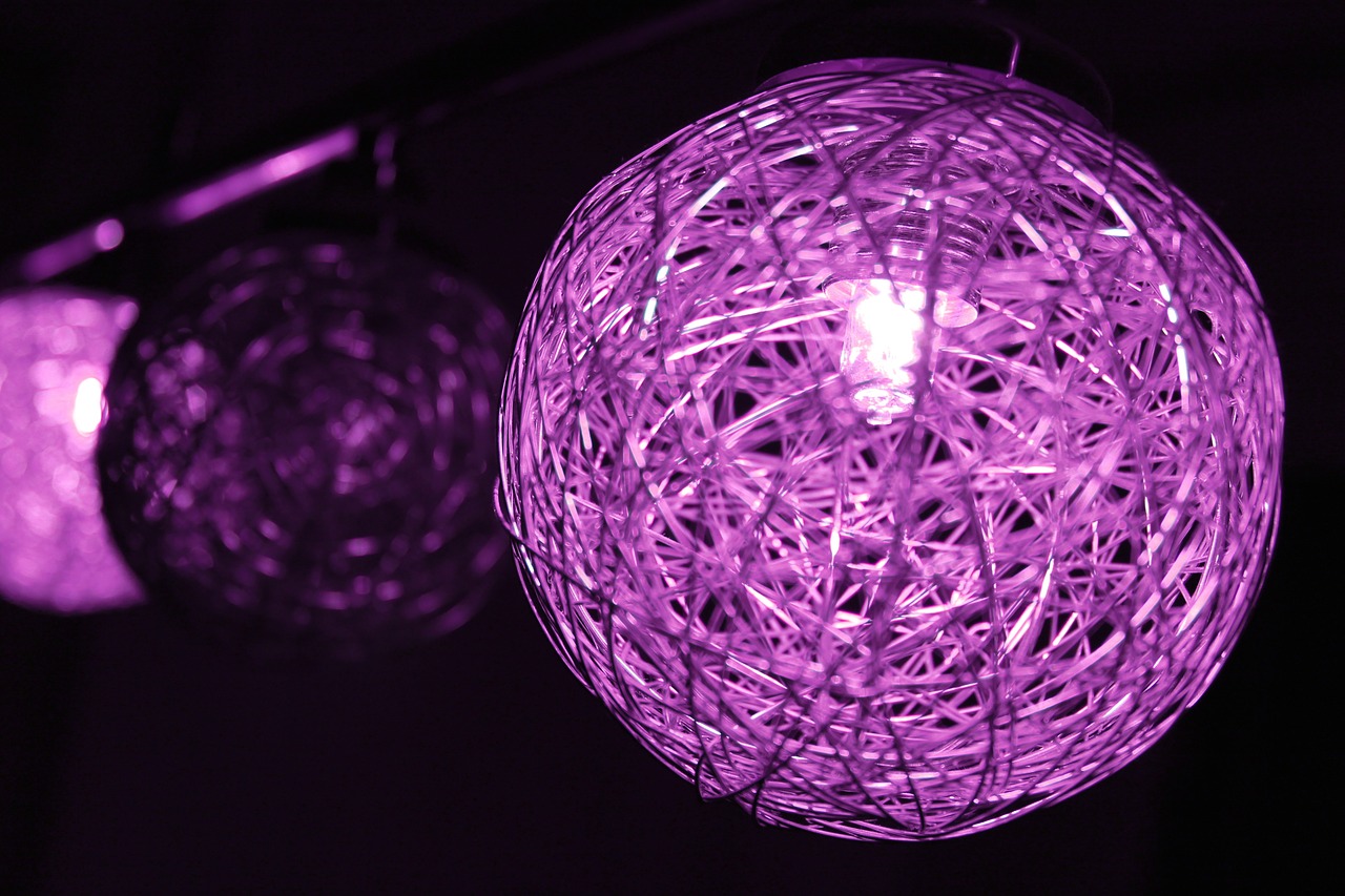 decoration ball violet free photo