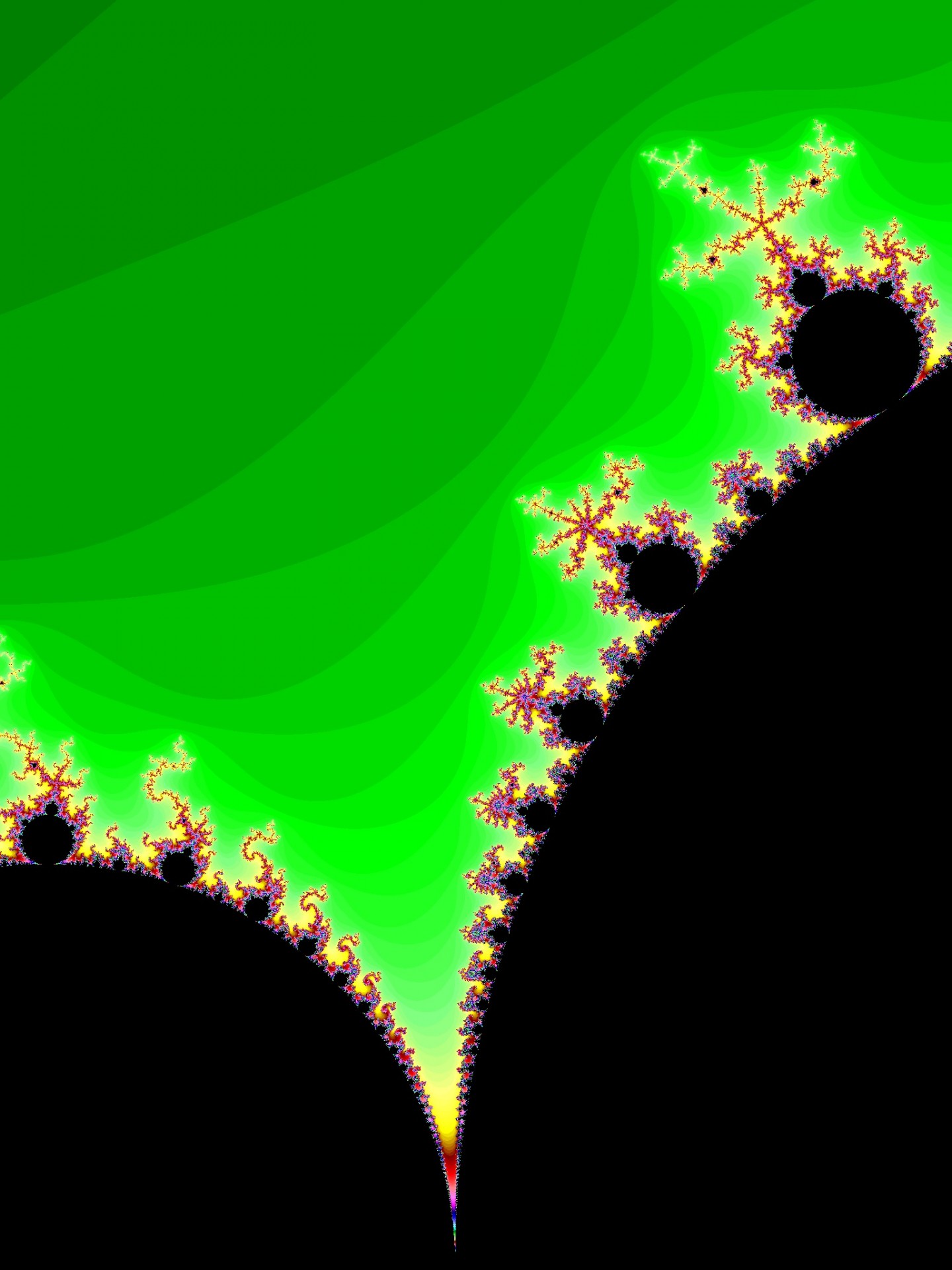 fractal green art free photo