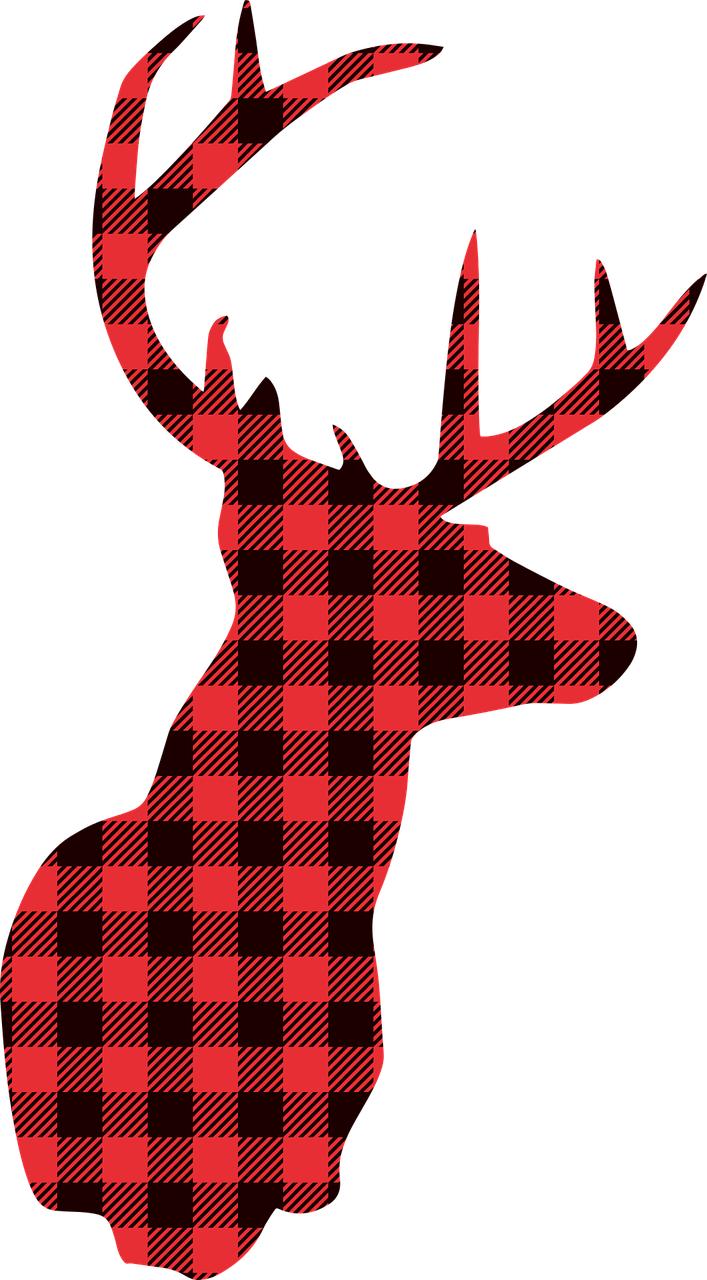 deer  christmas  lumberjack free photo