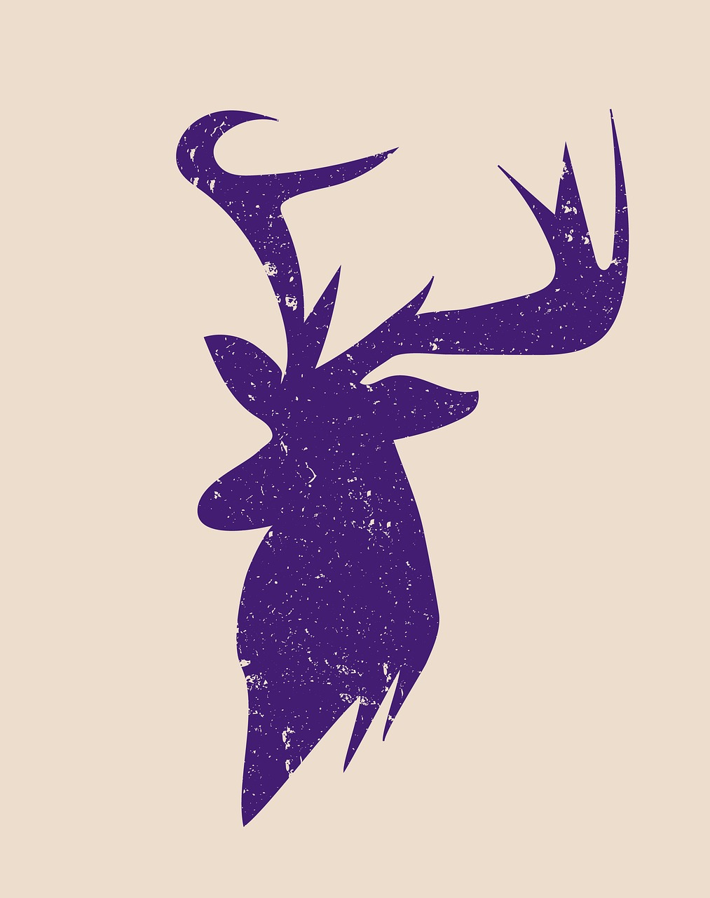 deer  reindeer  silhouette free photo