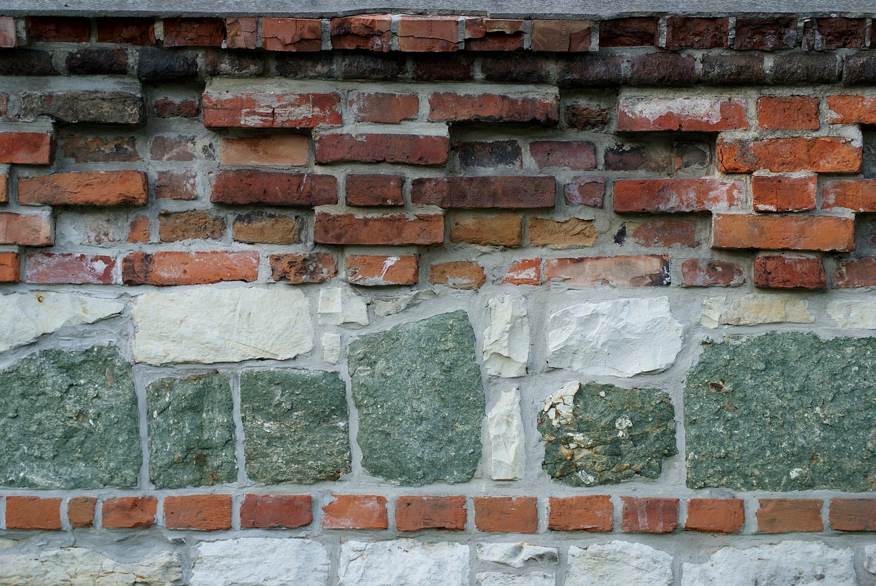 defensive wall brick chalk free photo