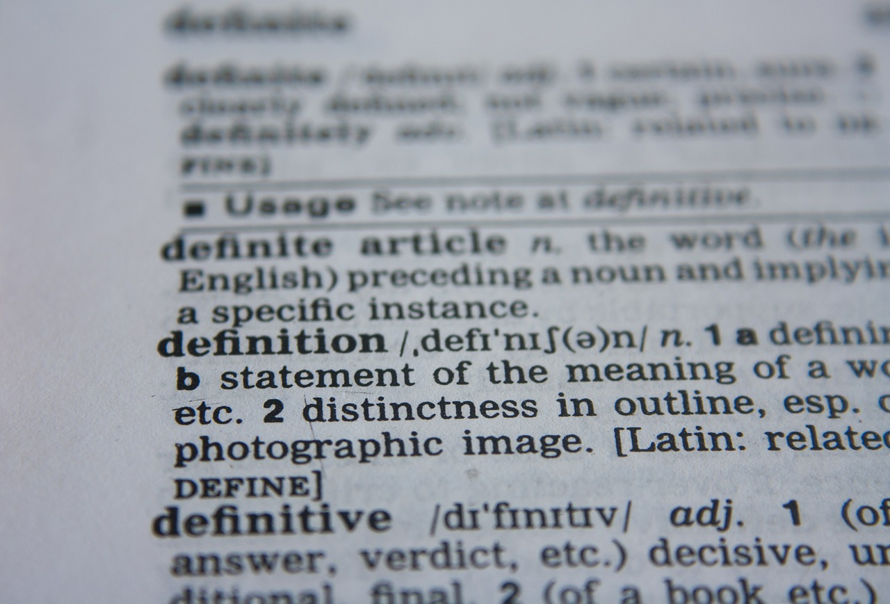 definition word dictionary free photo