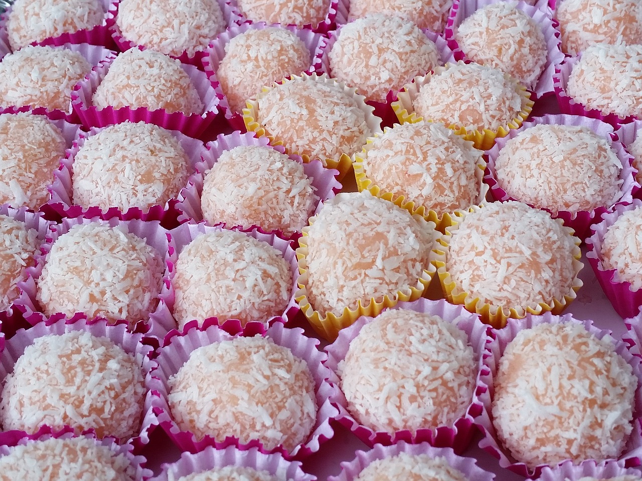 delicacies coconut balls food free photo