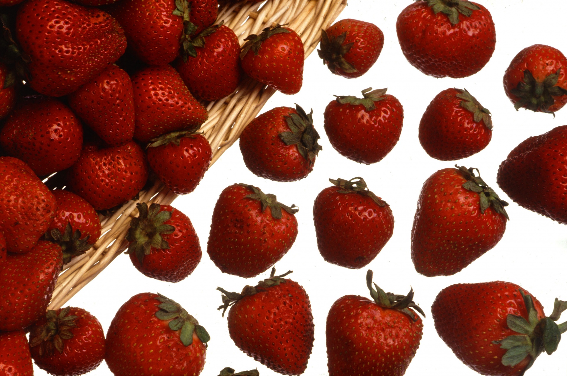 strawberries ripe fresh free photo