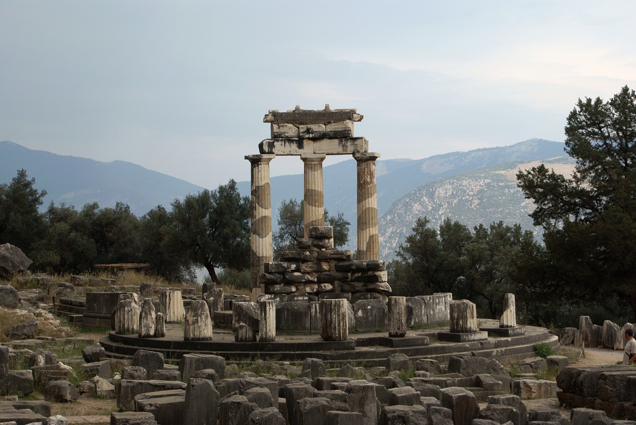 delphi greece ancient free photo