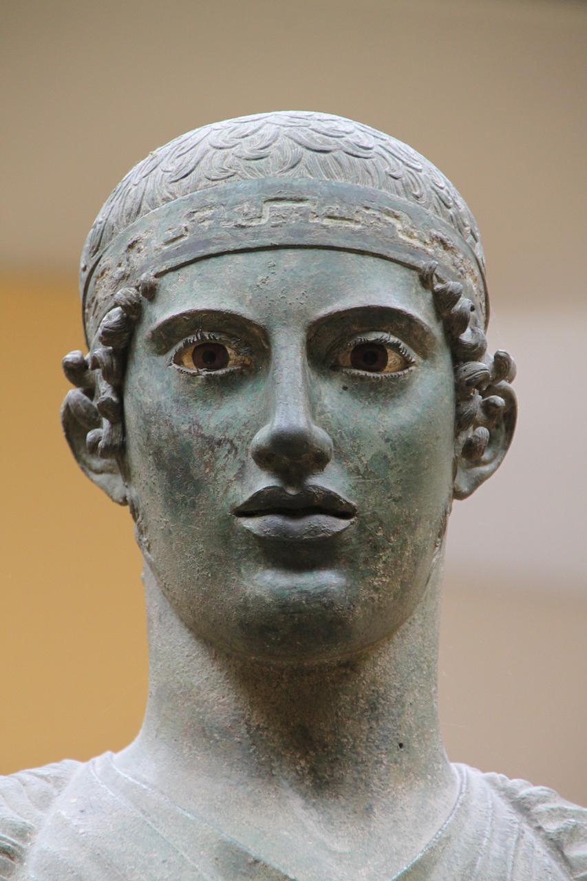 delphi  museum  statue free photo