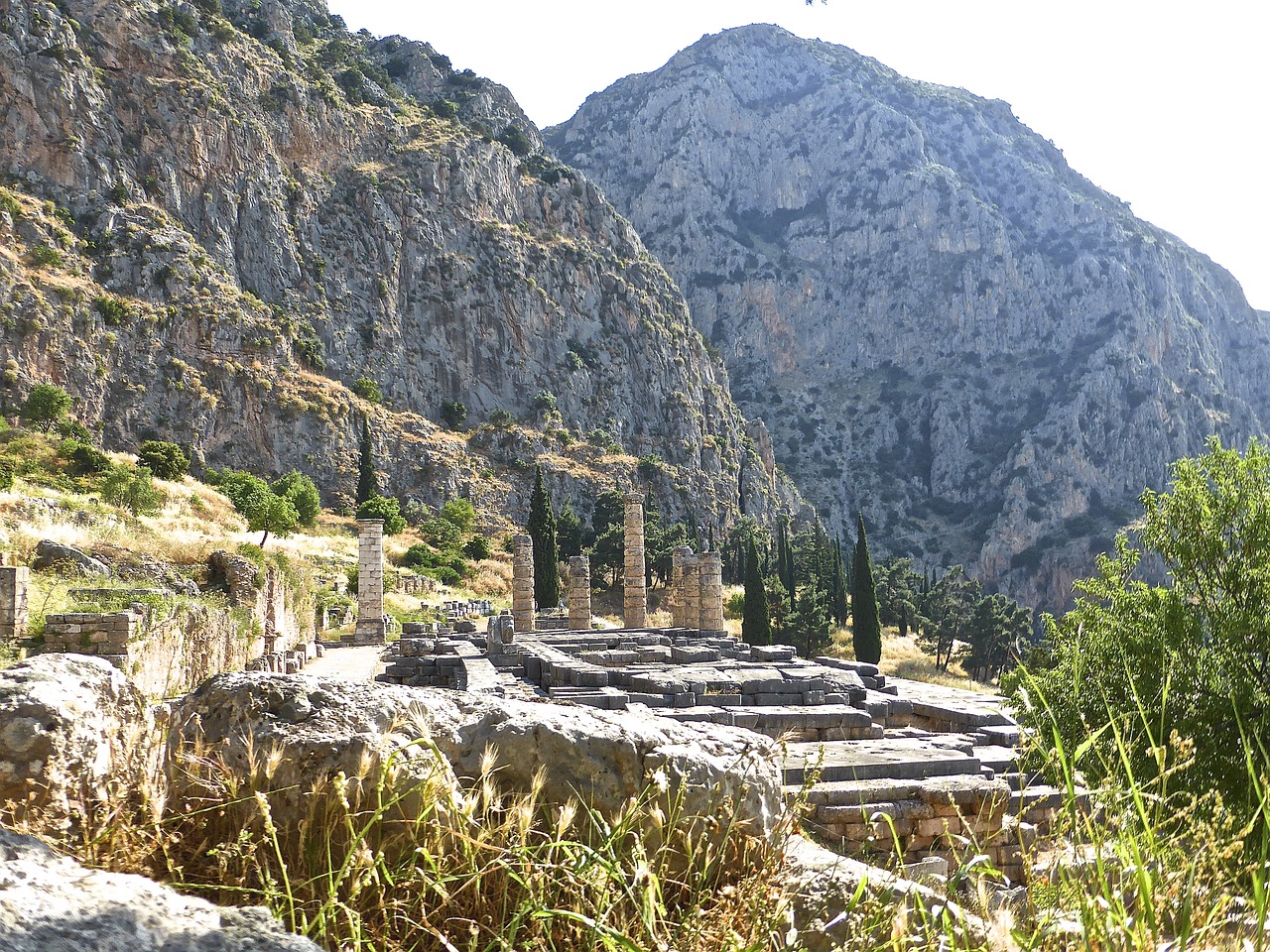 delphi ruins heritage free photo