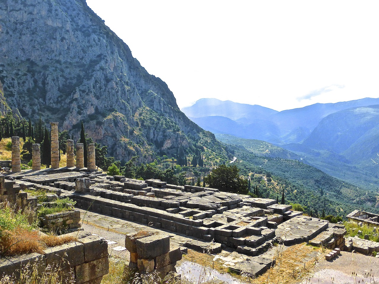delphi ruins greek free photo