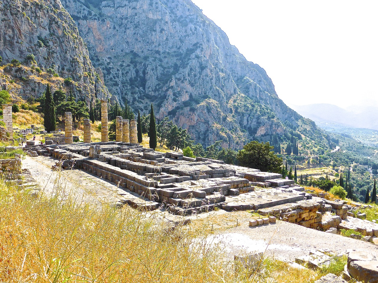 delphi ruins history free photo