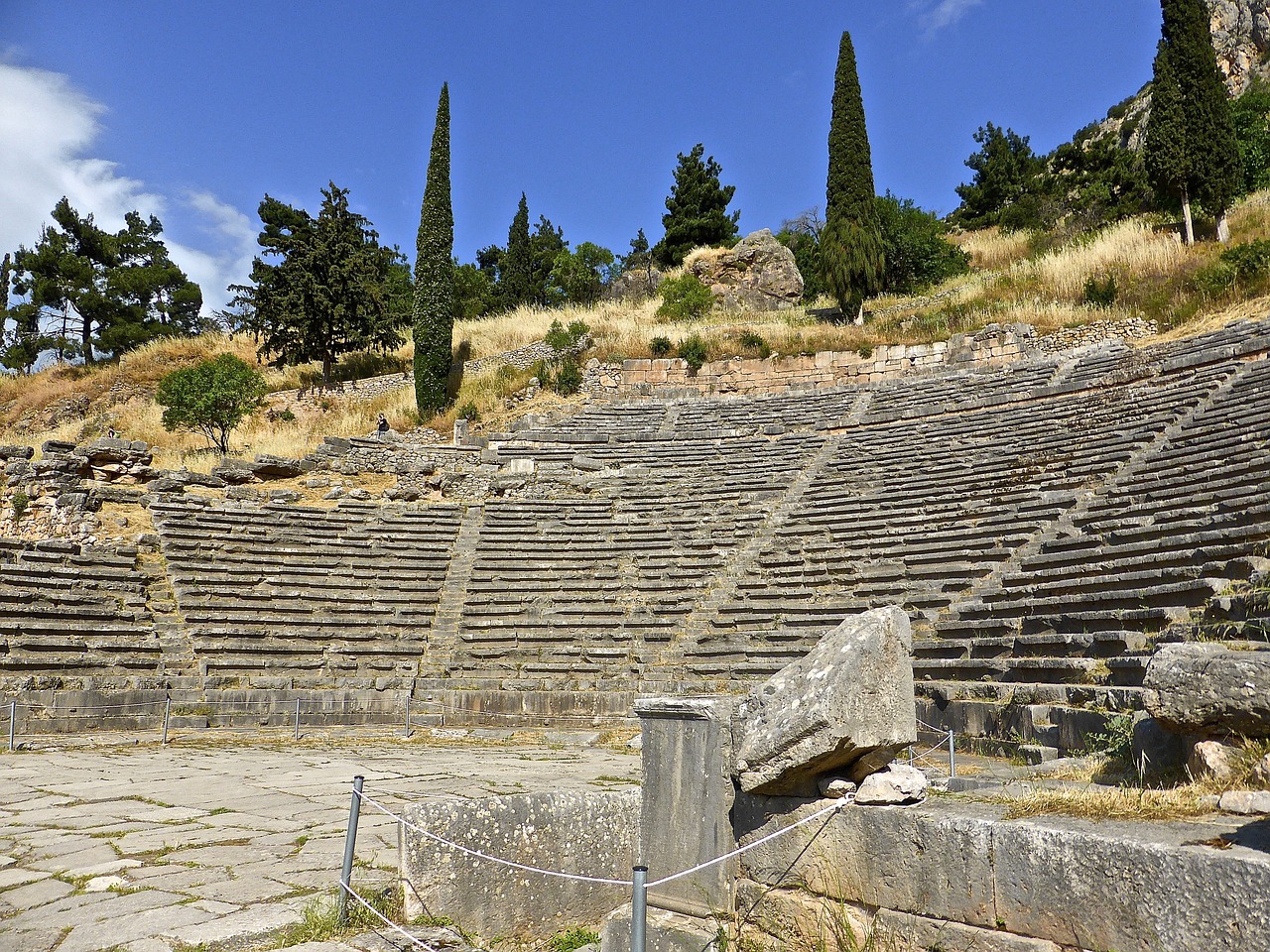 delphi amphitheatre roman free photo