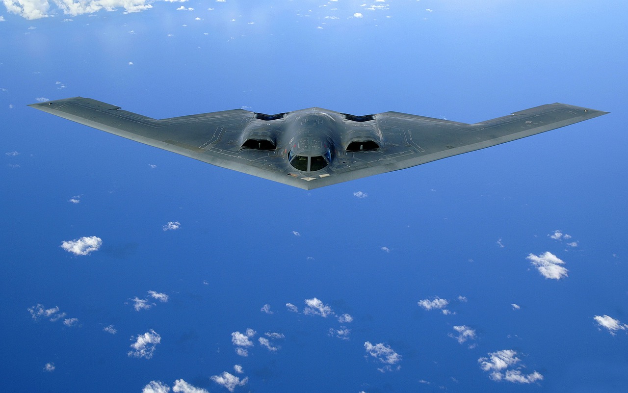 delta wings aircraft stealth bomber free photo