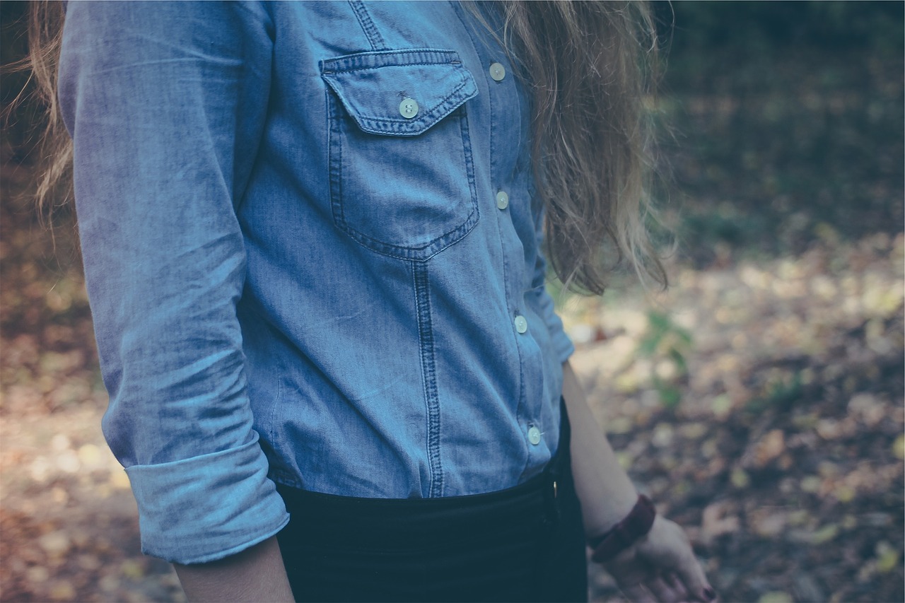 denim shirt fashion free photo