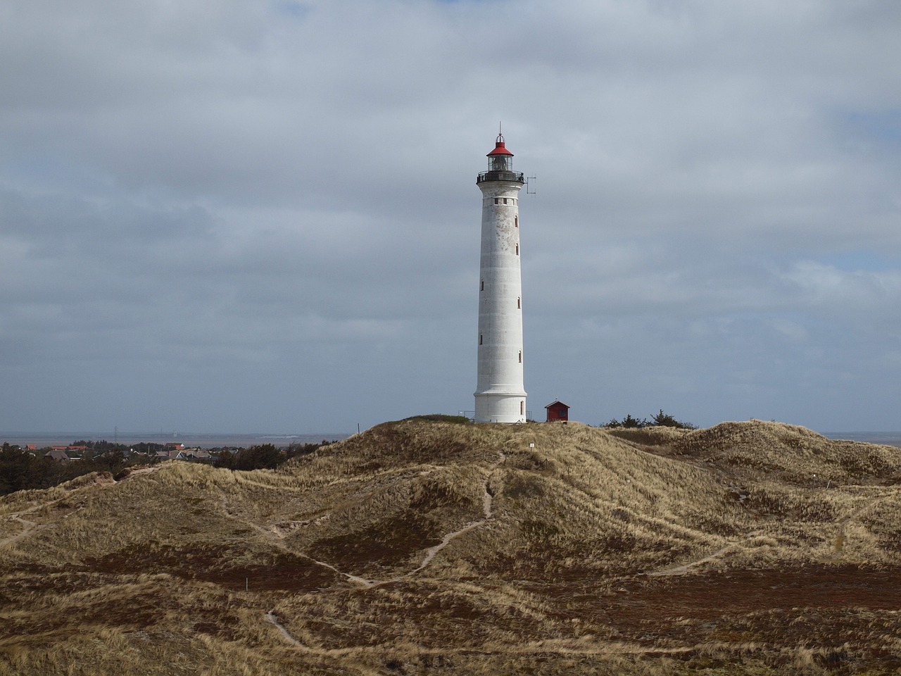 denmark hvide sand lighthouse free photo