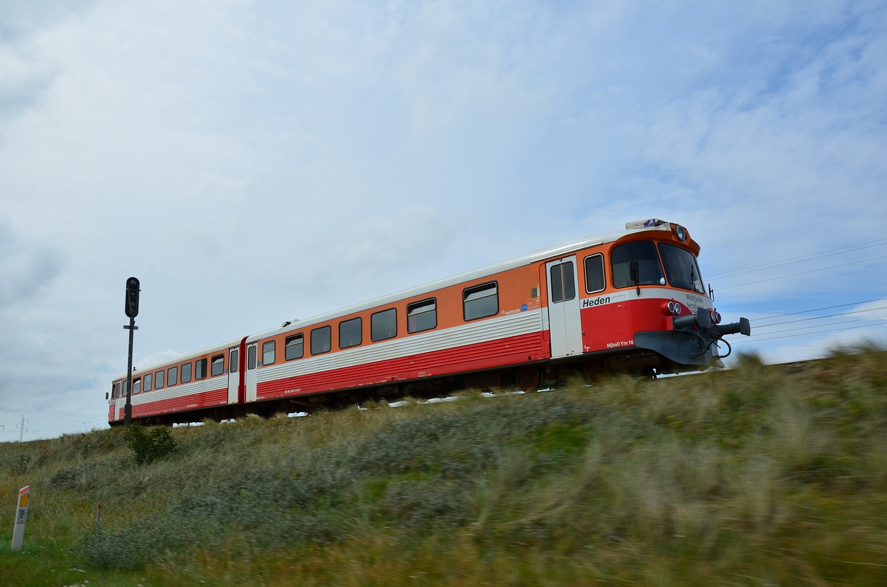 denmark train railway free photo