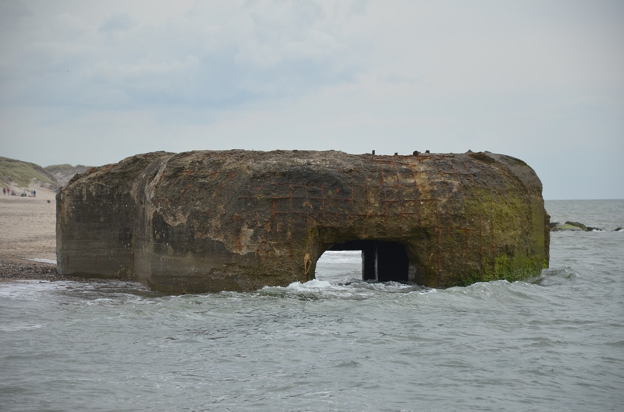denmark north sea bunker free photo