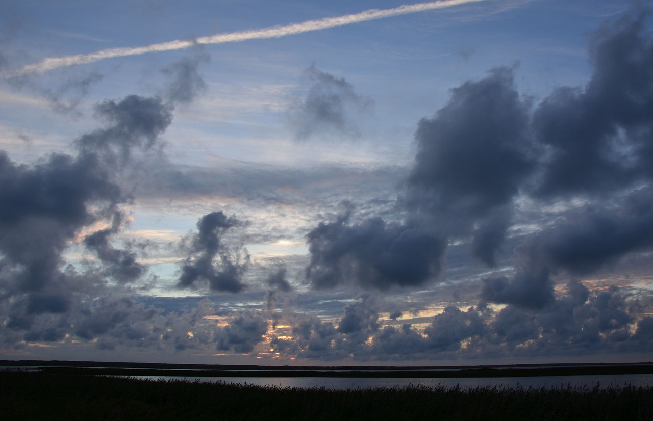 denmark nissum fjord dusk free photo