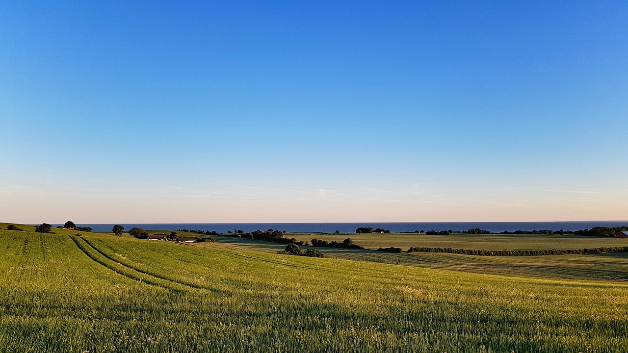 denmark  landscape  blue free photo