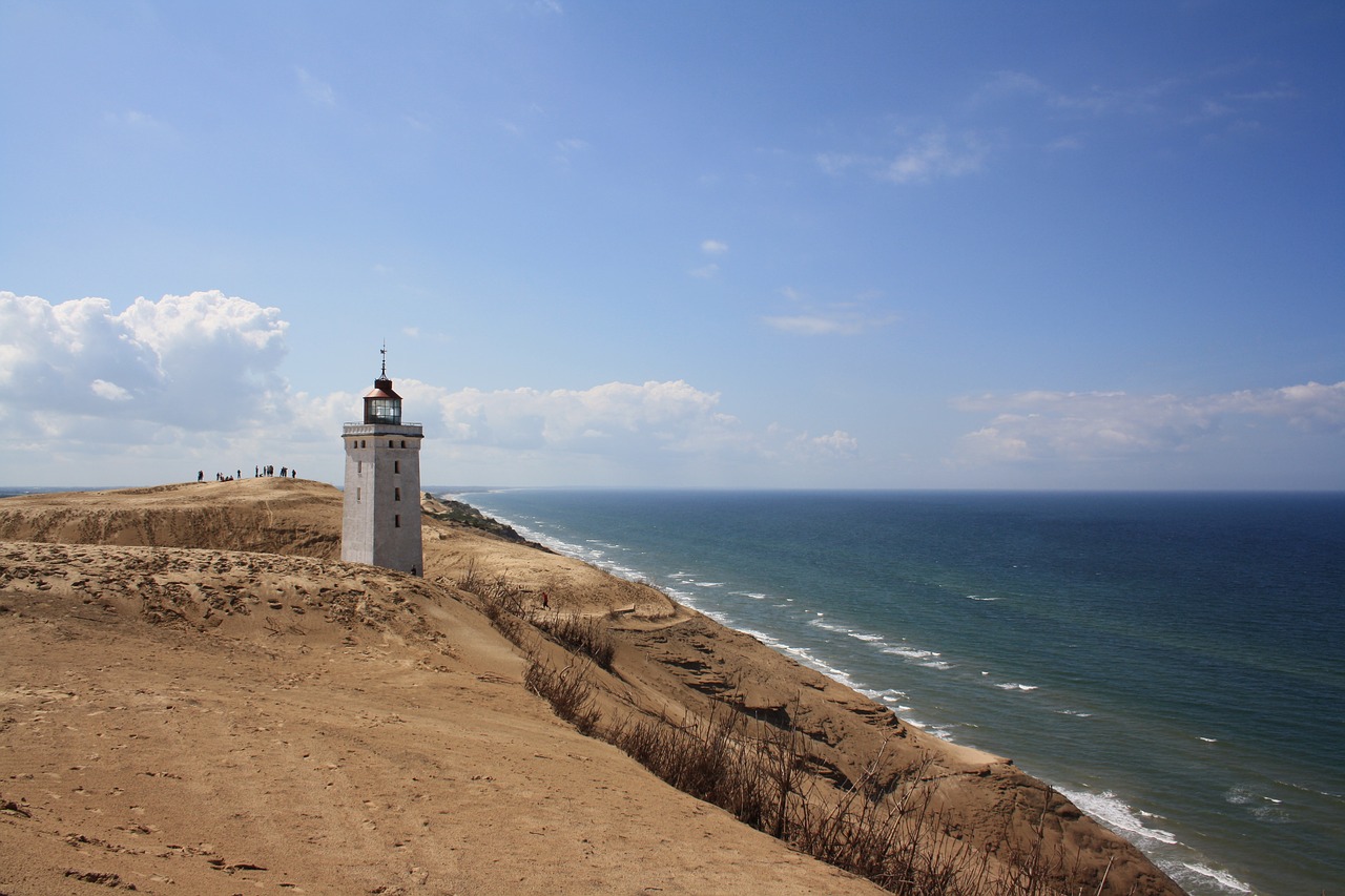 denmark  lighthouse  north sea free photo