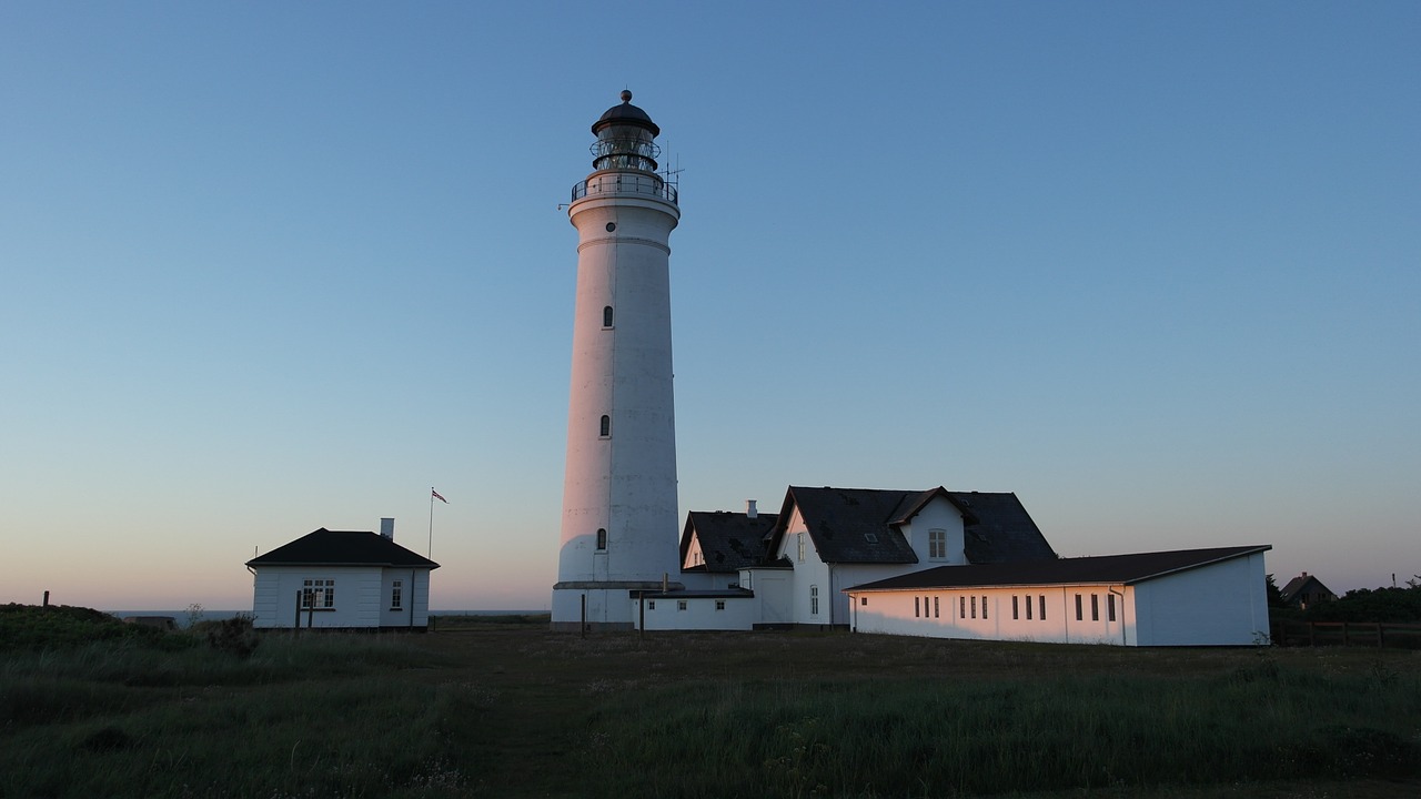 denmark hirtshals lighthouse free photo