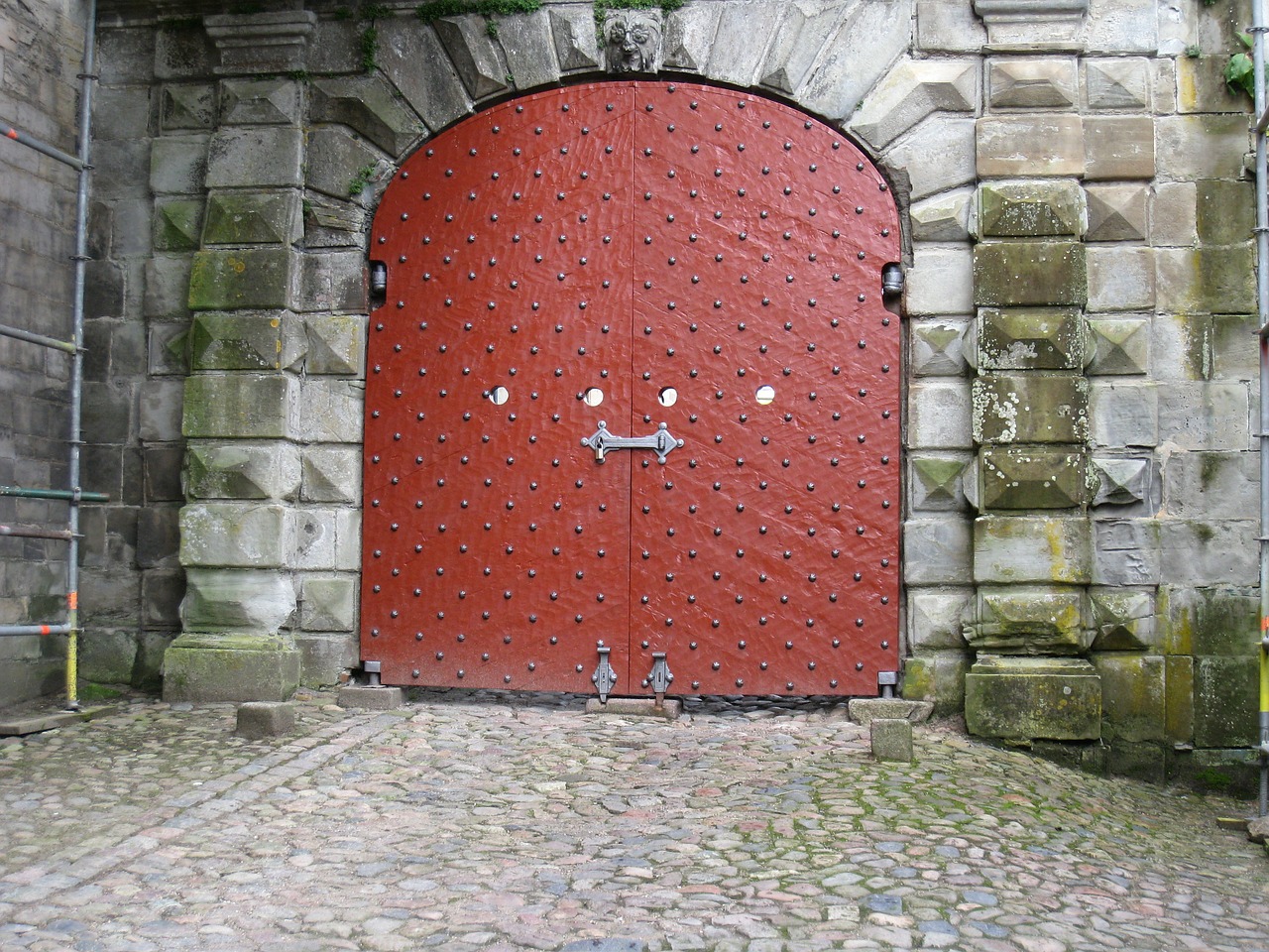 denmark castle gate sheet metal free photo