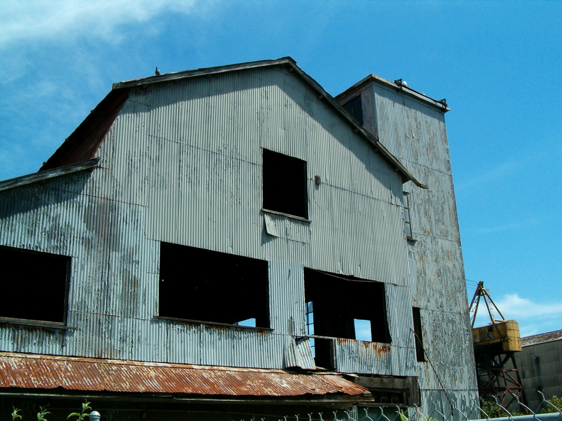 vacant derelict warehouse free photo