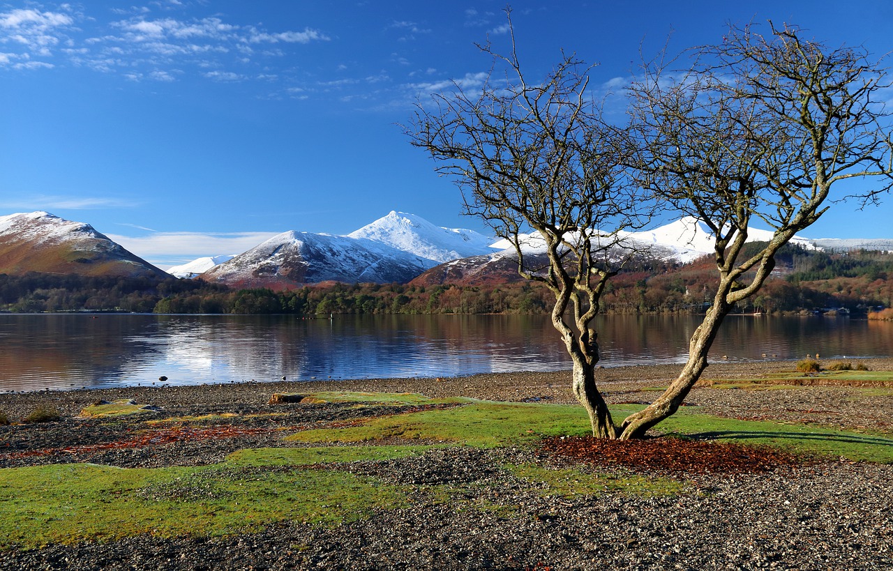 derwent water  cumbria  winter free photo